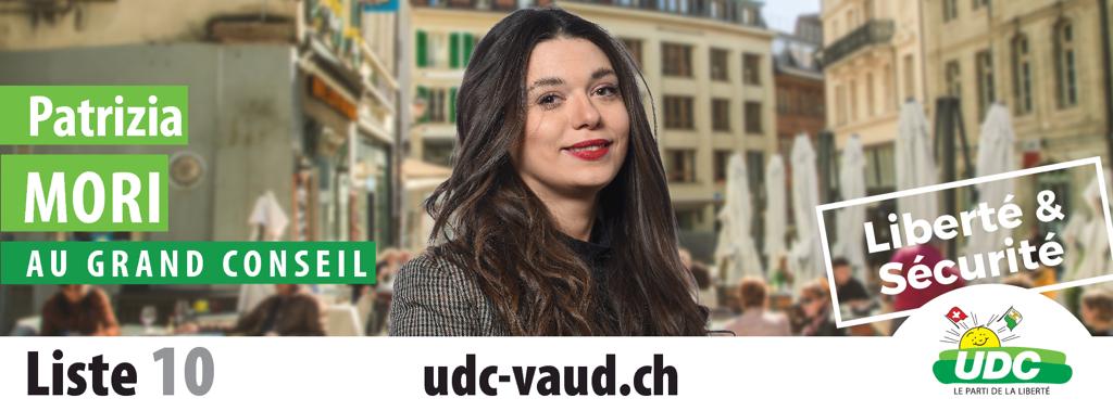 [ENTRETIEN] Élection du Grand Conseil vaudois : Patrizia Mori (UDC)